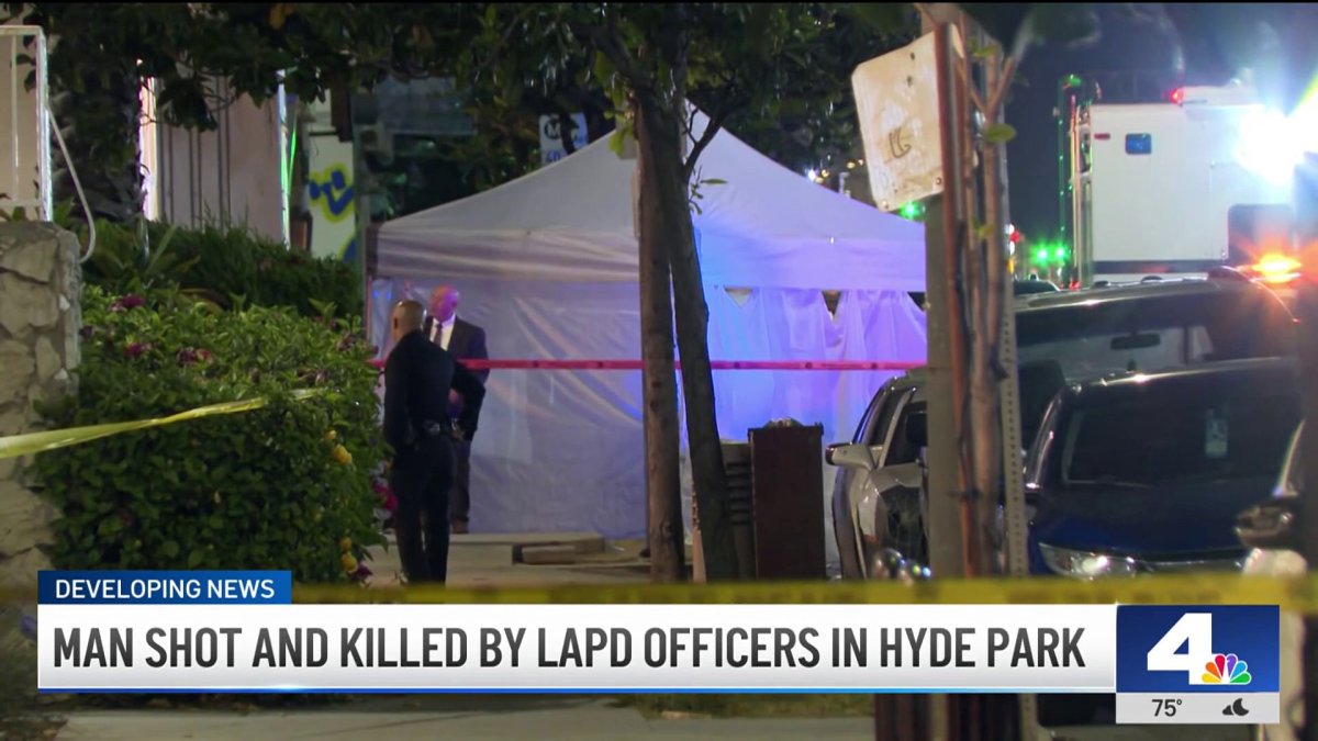 Man Fatally Shot by LAPD During Hyde Park Confrontation