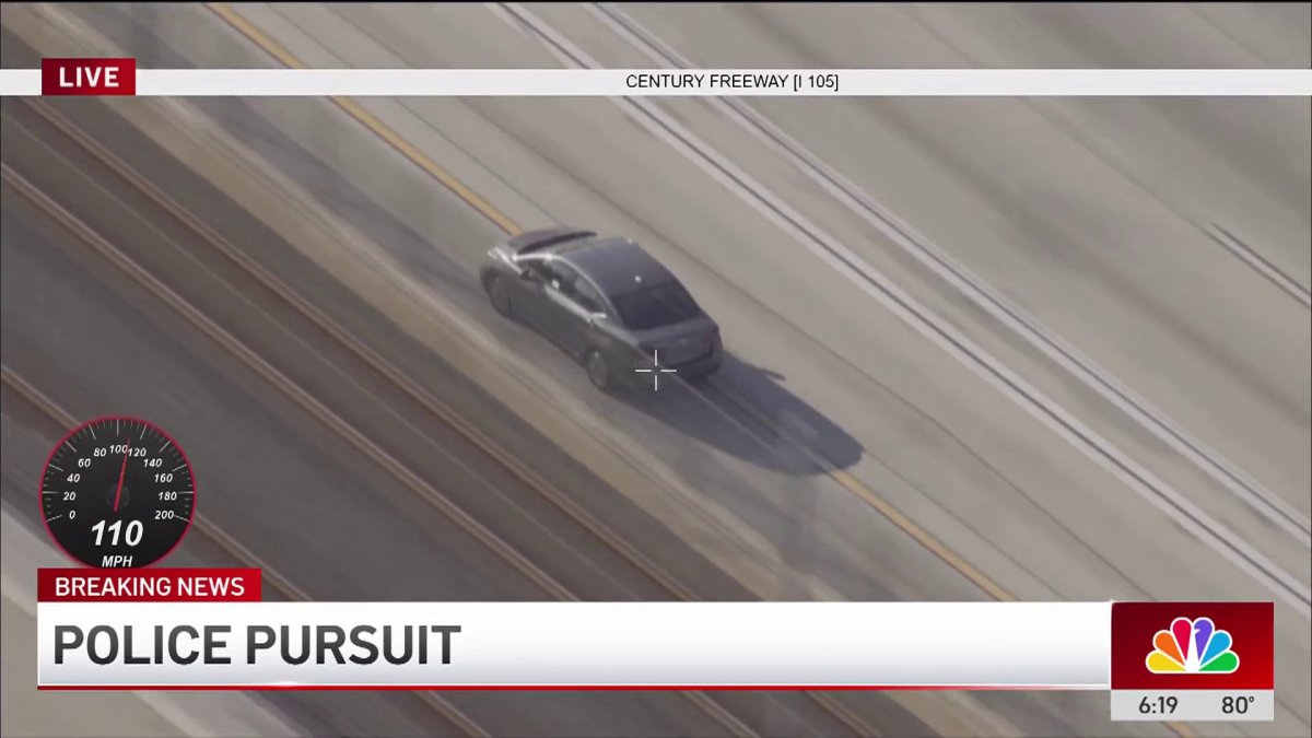 Police chase high-speed driver in the Long Beach area – NBC Los Angeles