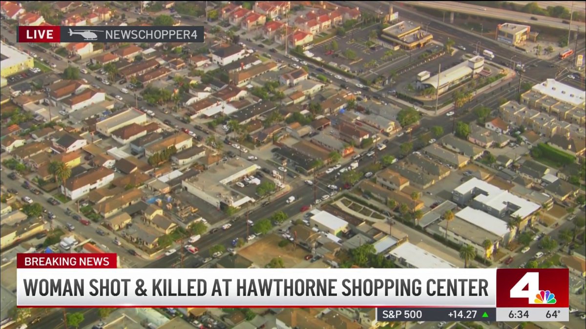 Woman shot and killed at Hawthorne shopping center – NBC Los Angeles