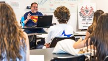 BURBANK, CALIFORNIA - JULY 15: The Ashes to Films Youth Filmmakers Program in session at New York Film Academy in Burbank, CA on July 15, 2025. (Photo by Matt Harbicht @mattharbicht for Ashes to Films)