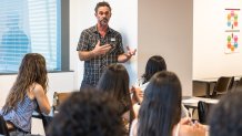BURBANK, CALIFORNIA - JULY 15: The Ashes to Films Youth Filmmakers Program in session at New York Film Academy in Burbank, CA on July 15, 2025. (Photo by Matt Harbicht @mattharbicht for Ashes to Films)