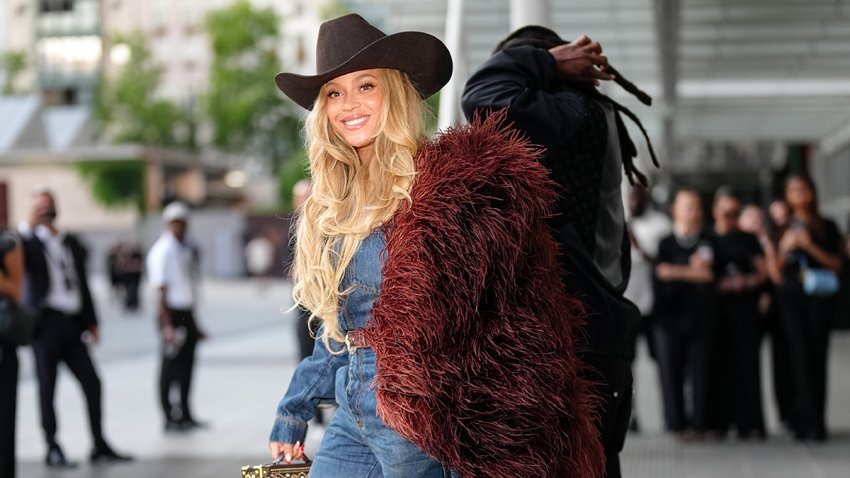File - Beyonce during the Louis Vuitton Menswear Spring/Summer 2026 show as part of Paris Fashion Week on June 24, 2025 in Paris.