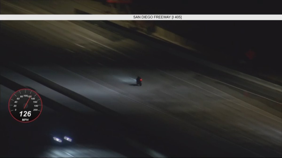 Motorcyclist in custody after high-speed pursuit in Orange County – NBC ...