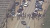 Federal agents conducting apparent immigration enforcement operations near Camarillo