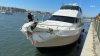 Yacht crashes into seawall in Marina del Rey