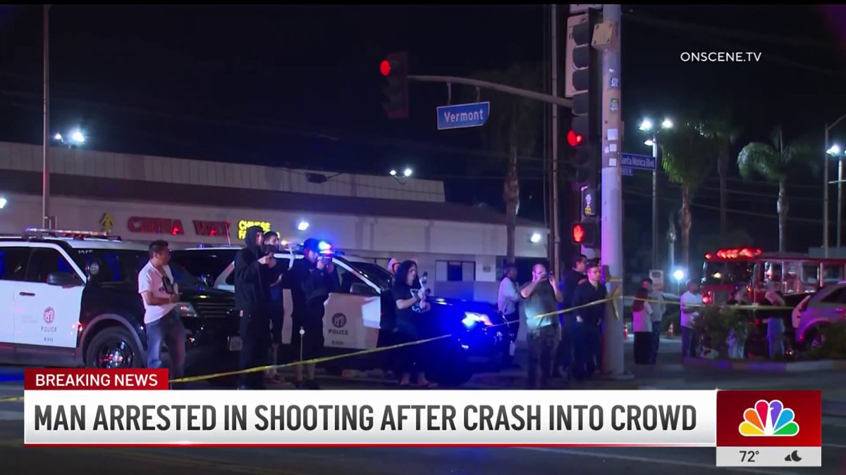 Man arrested in shooting after nightclub crash in East Hollywood – NBC ...