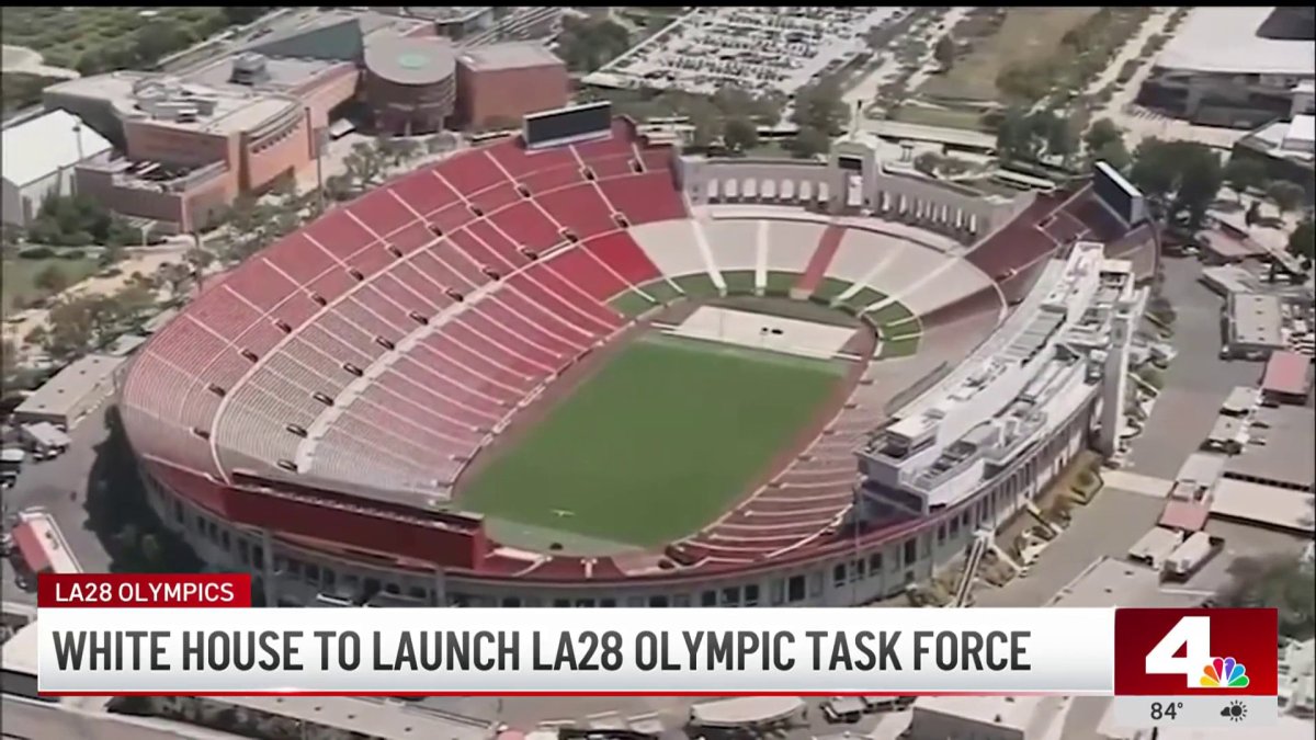 White House To Launch La28 Olympic Task Force Nbc Los Angeles