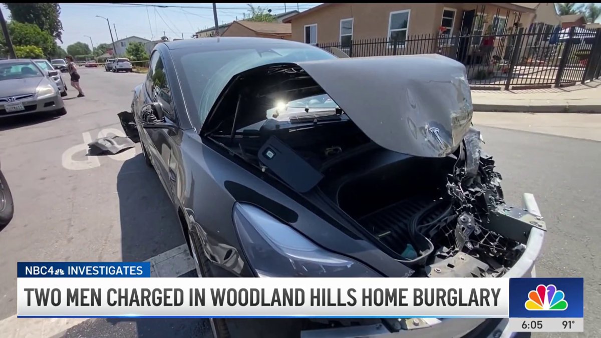 2 men charged in Woodland Hills home burglary – NBC Los Angeles