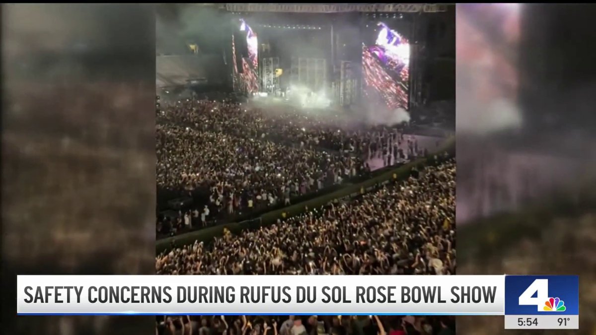 Rüfüs Du Sol’s Rose Bowl show prompts safety complaints – NBC Los Angeles