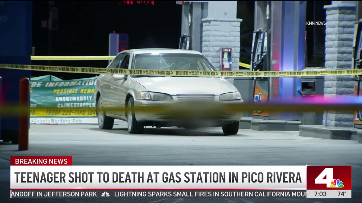 Teenager shot to death at gas station in Pico Rivera – NBC Los Angeles