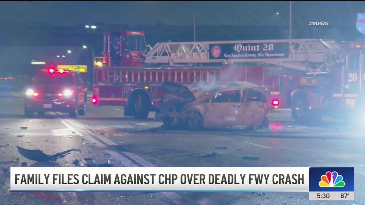 Family files claim against CHP over deadly freeway crash – NBC Los Angeles