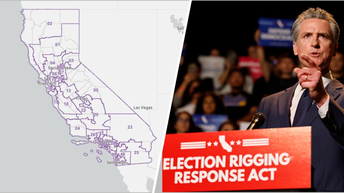 See first draft of California’s new congressional district maps – NBC Los Angeles