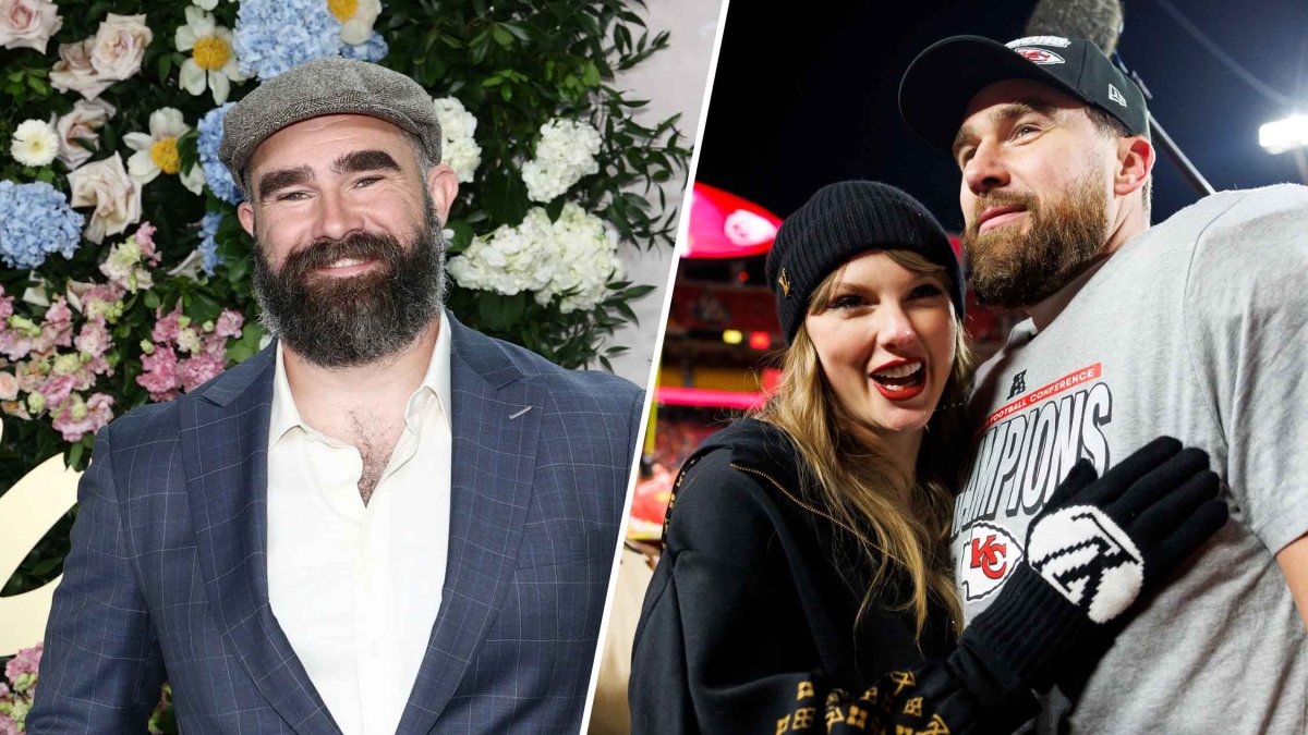 Jason Kelce spills details on Travis and Taylor Swift's wedding, including his favorite moment