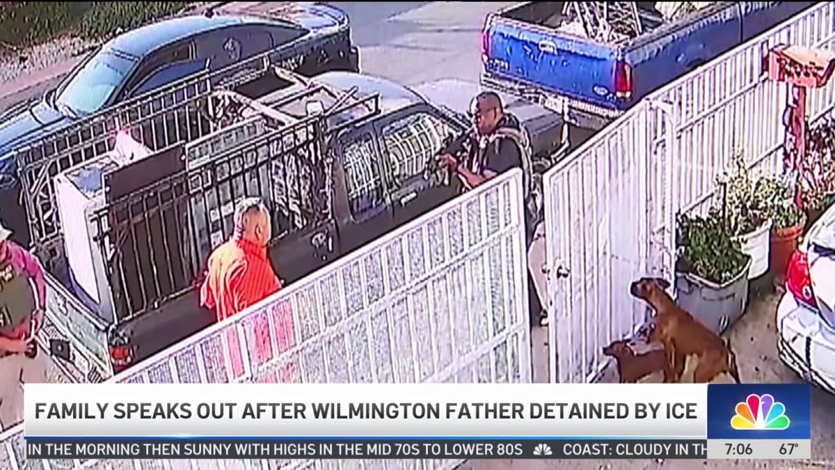 Wilmington father kicked, detained by federal agents – NBC Los Angeles