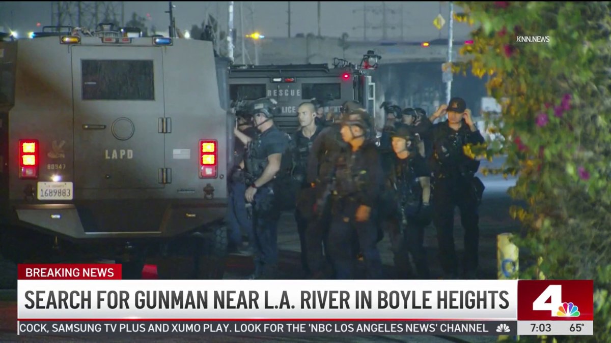 Search for gunman near LA River in Boyle Heights – NBC Los Angeles