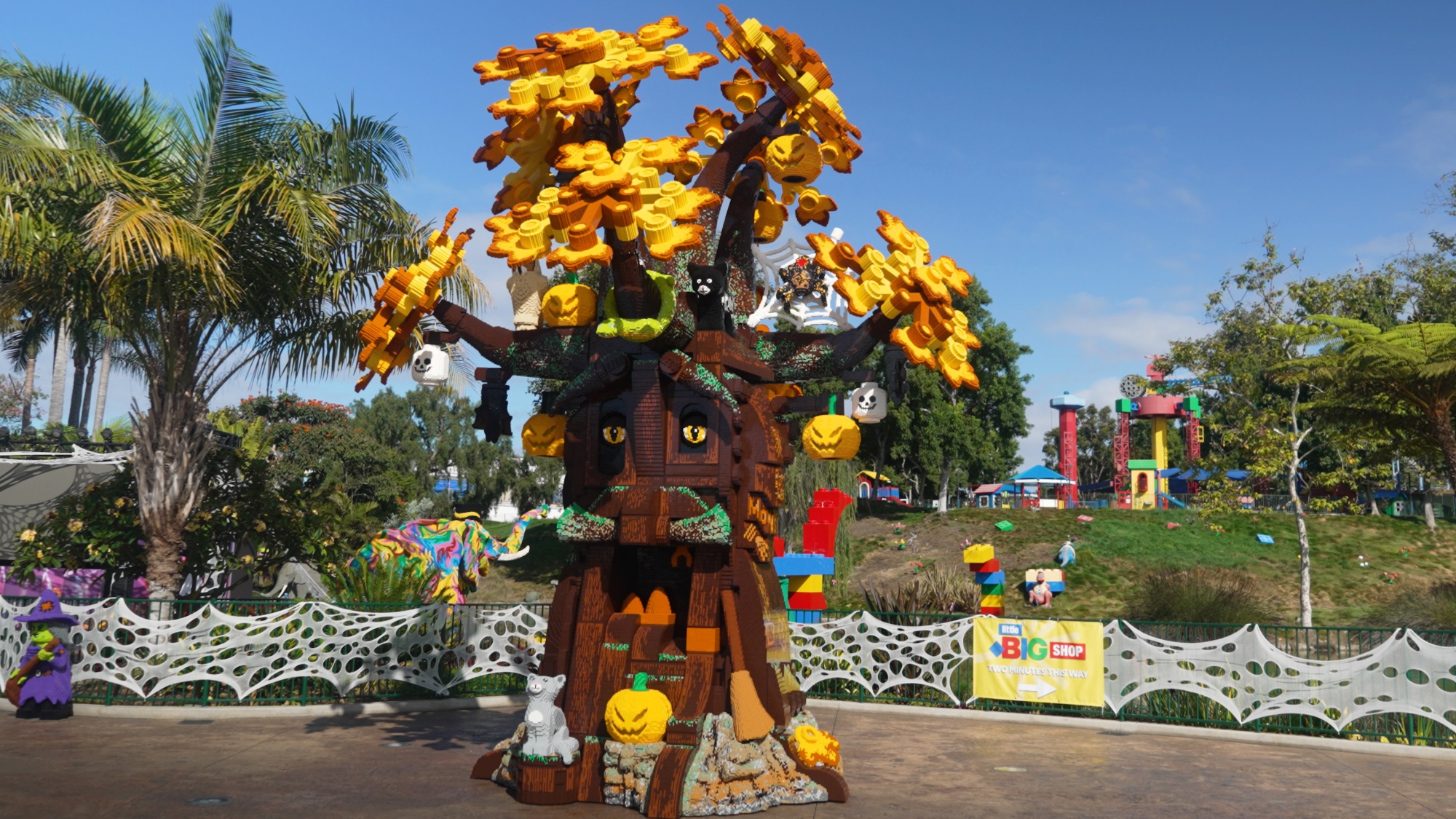 A LEGOLAND first: The new Halloween Tree features nearly 681,000