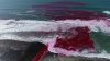 Scientists dyeing Santa Monica beach pink to conduct research
