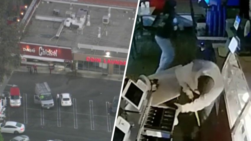 Burglars break into Dinah's Chicken Friday Sept. 5, 2025.