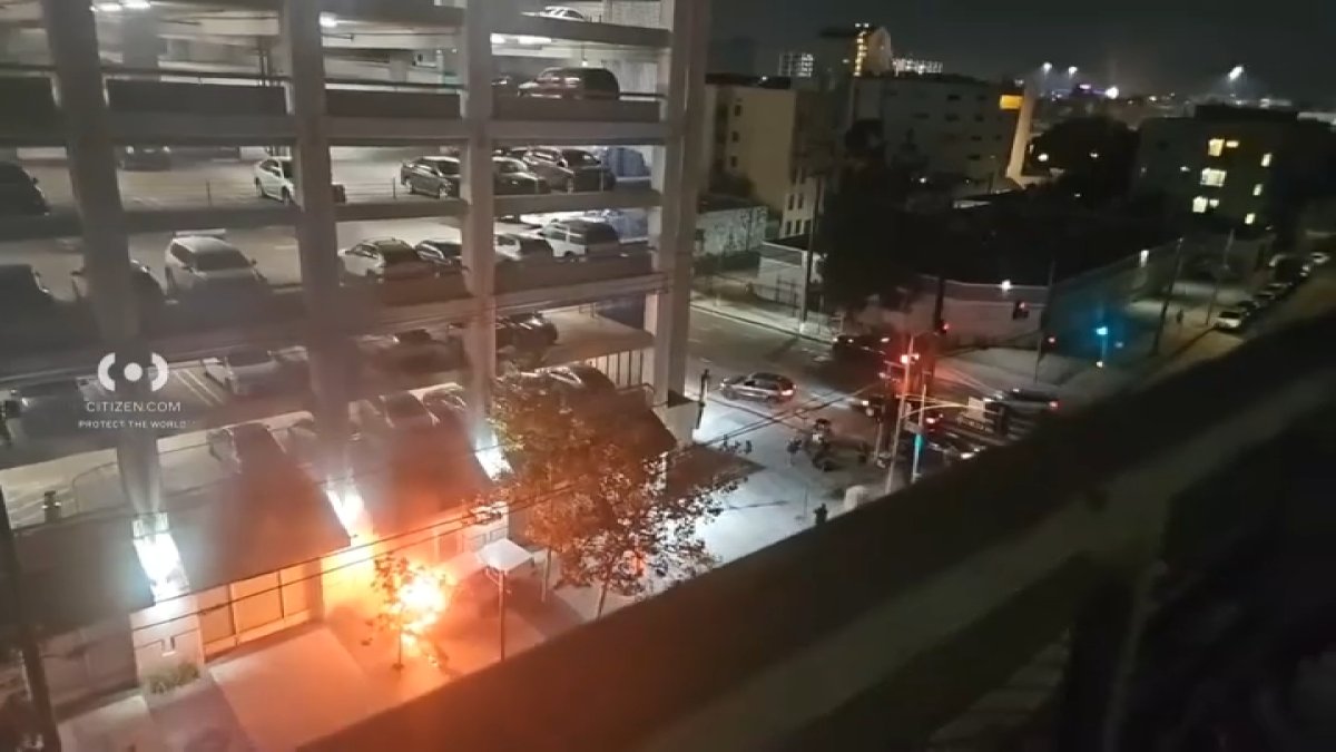 7 people hospitalized after fiery crash in Downtown LA – NBC Los Angeles