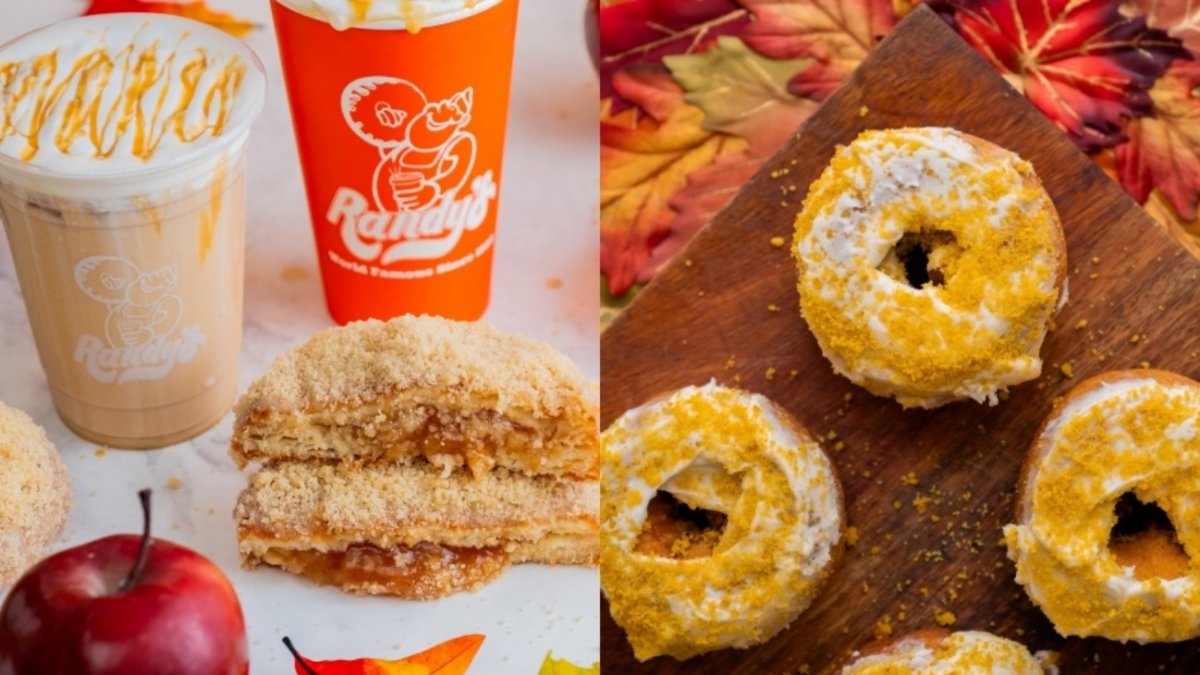 The Randy's Randy’s Donuts rolls into September with two fanciful fall pastries ...