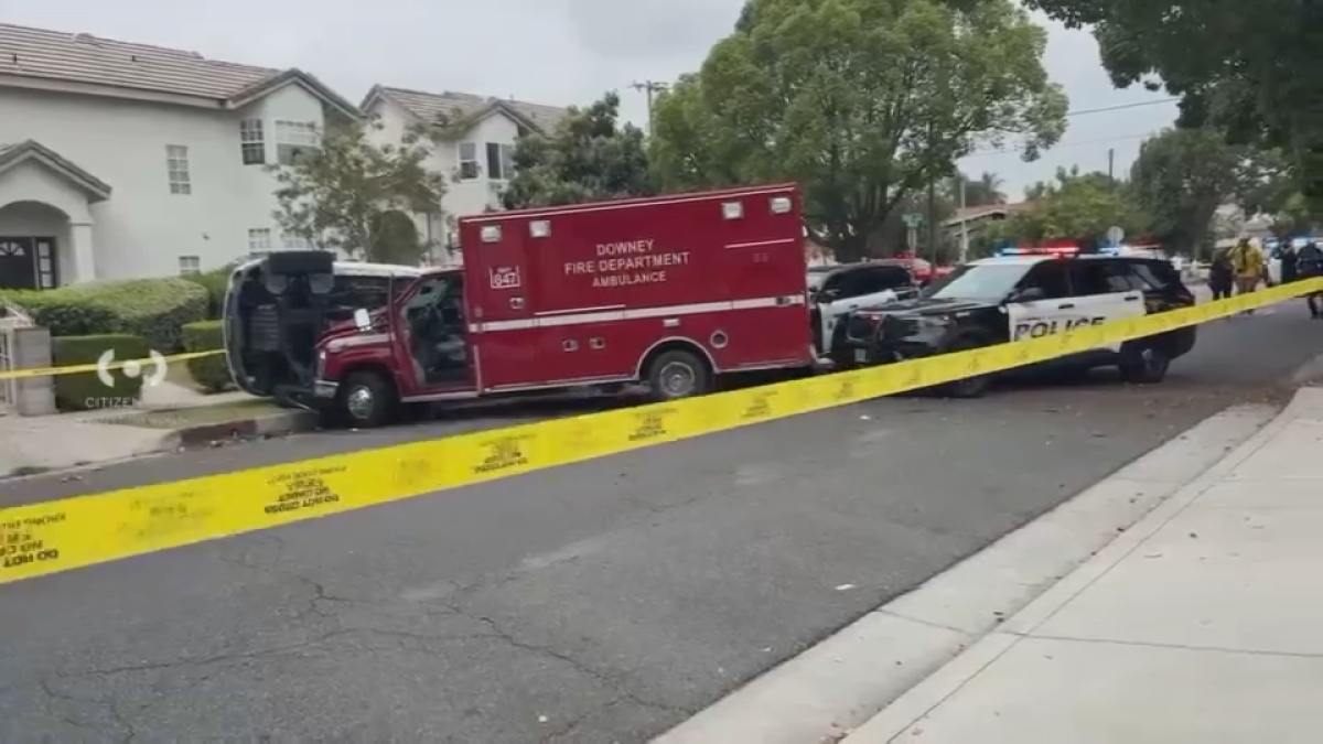 Man stabbed to death in Downey; ambulance stolen during response