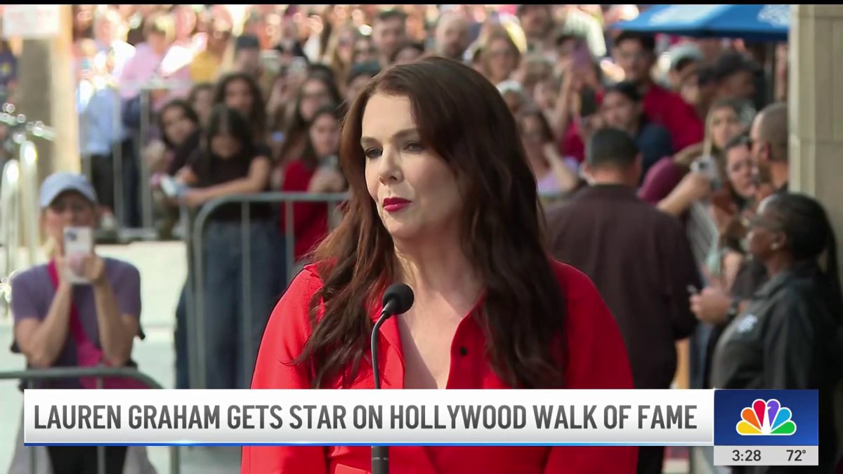 Lauren Graham receives Hollywood Walk of Fame star – NBC Los Angeles