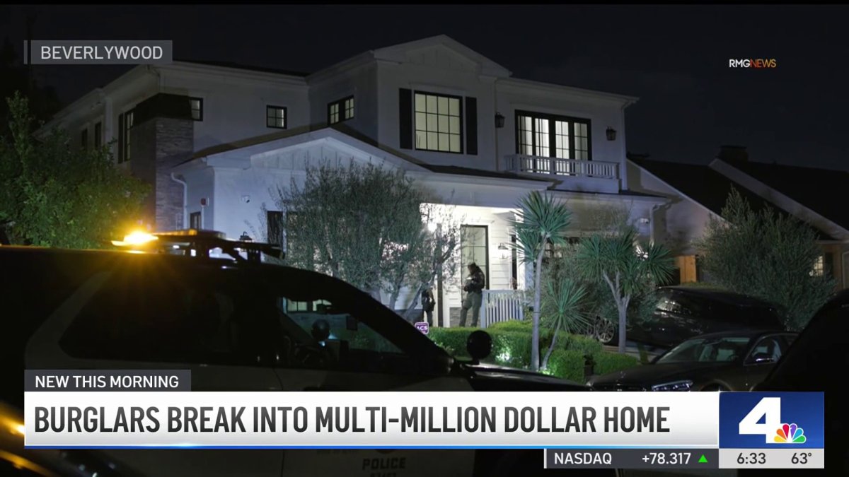 Burglars break into multi-million dollar home – NBC Los Angeles