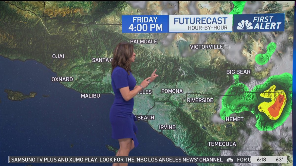 First Alert Forecast: Chance of rain – NBC Los Angeles
