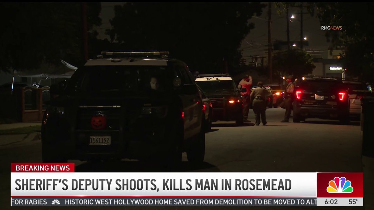 Sheriff’s deputy shoots, kills man in Rosemead – NBC Los Angeles