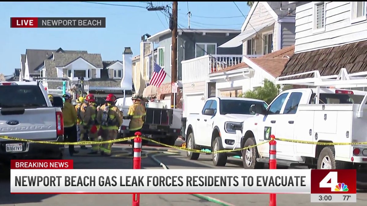 Newport Beach Emergency After Methane Leak