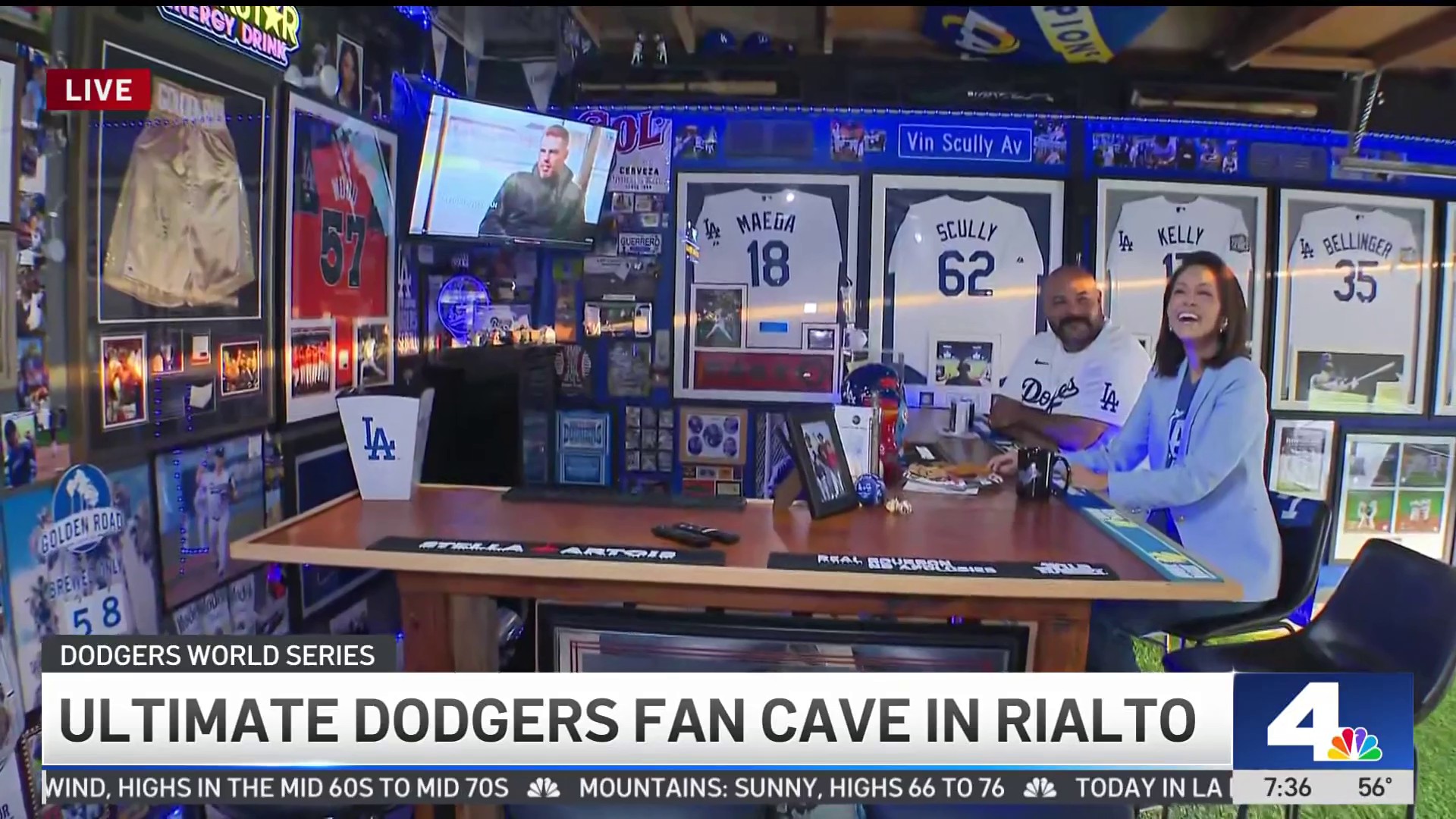 Take a look at the ultimate Dodgers fan cave – NBC Los Angeles