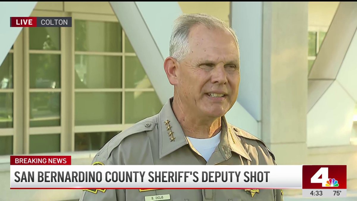 San Bernardino deputy dies after being shot in the head – NBC Los Angeles