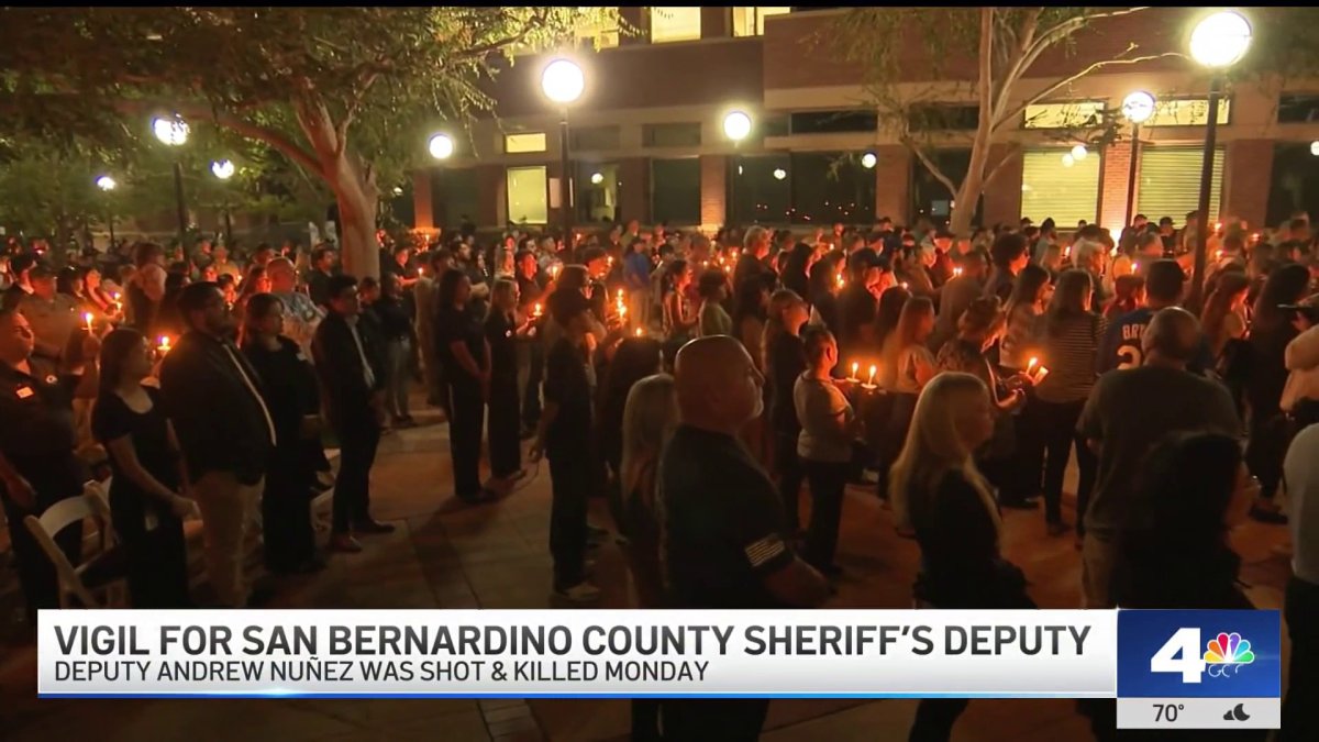 Vigil for San Bernardino County sheriff’s deputy killed in line of ...