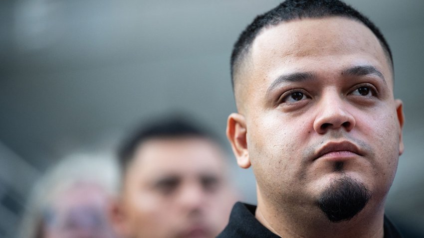 File photo: Kilmar Abrego Garcia, a Maryland man who was deported to El Salvador earlier this year, arrives for a check-in at the Immigration and Customs Enforcement (ICE) field office in Baltimore, Maryland, US, on Monday, Aug. 25, 2025. Embattled Salvadoran immigrant Kilmar Abrego Garcia has been taken into custody again by US immigration agents amid claims that he’s been threatened with deportation to Uganda, a country where he has no ties, unless he pleads guilty to human-smuggling charges.