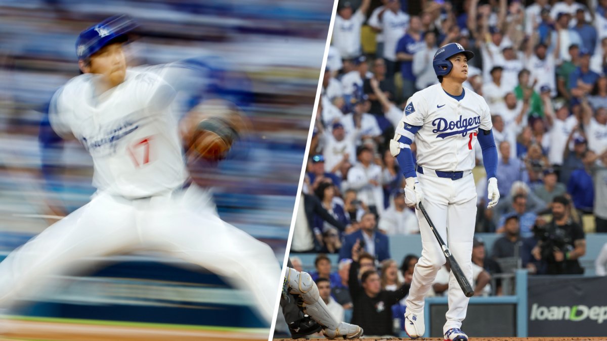 In his long-awaited postseason pitching debut at Chavez Ravine, the Dodgers’ two-way superstar delivered a first inning that will live in baseball lore. 