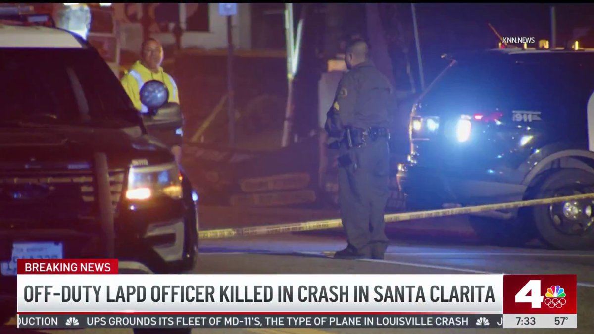 Off-duty LAPD officer killed in crash in Santa Clarita – NBC Los Angeles