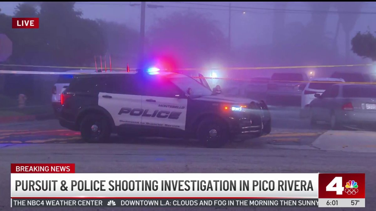 Pursuit and police shooting investigation in Pico Rivera – NBC Los Angeles