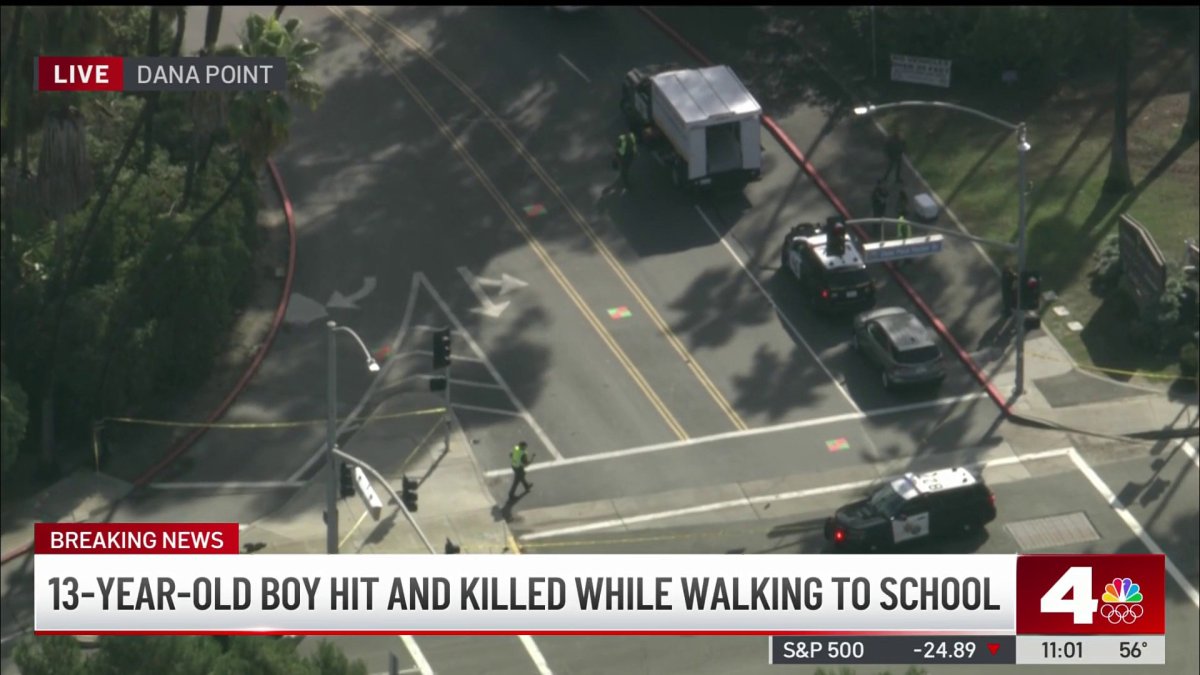 Boy walking to school hit and killed in Dana Point – NBC Los Angeles