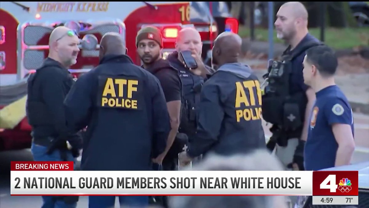 National Guard members in critical condition after being shot near ...