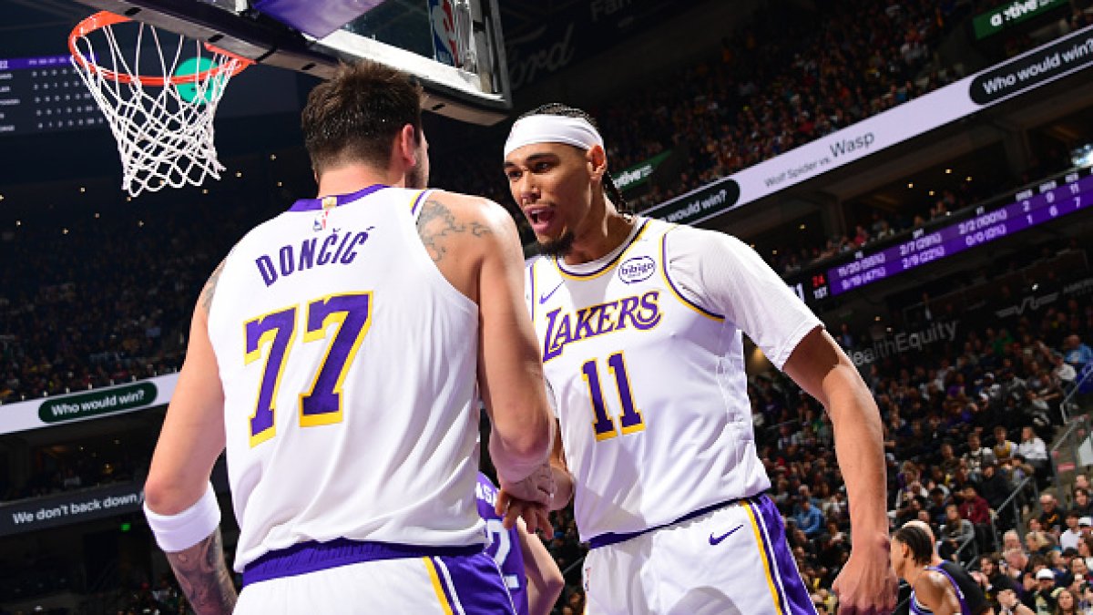 Lakers outlast Jazz 108-106 as Luka Dončić scores 33 and LeBron James 17 in his 1st road test of season