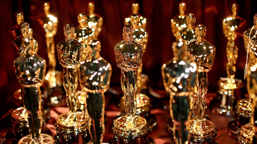 A general view of Oscar Statuettes