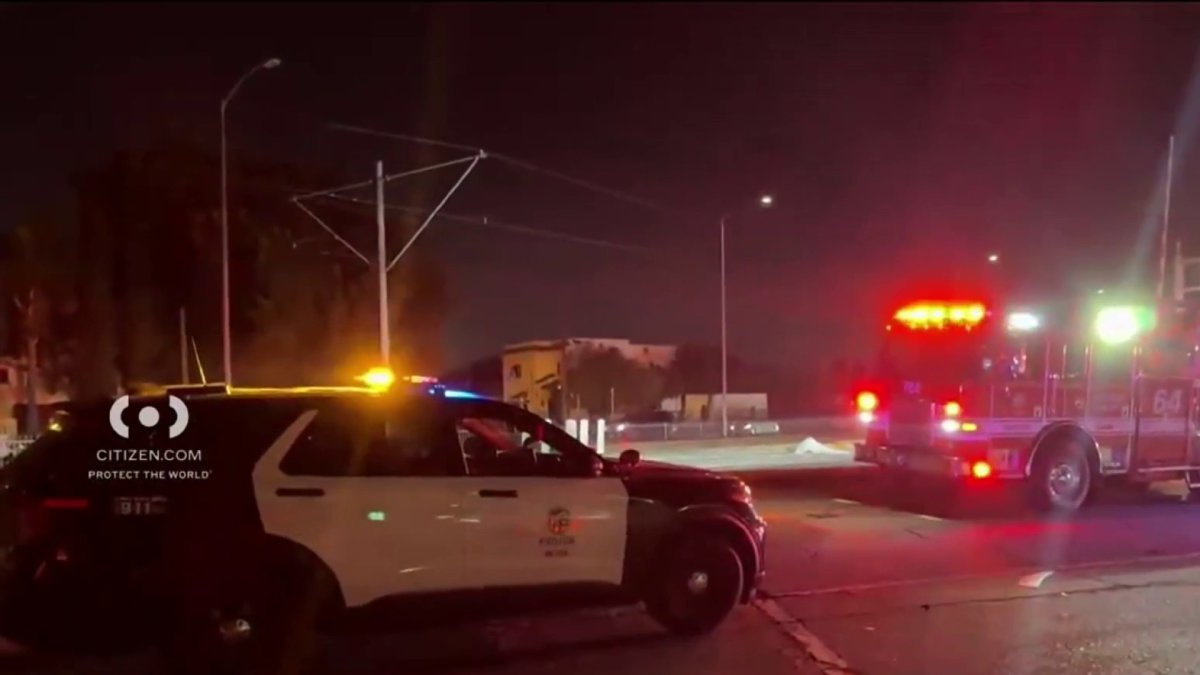 Pedestrian fatally stuck by train in Watts
