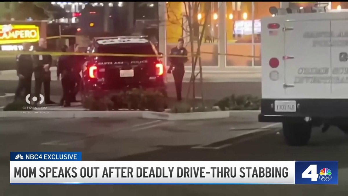 Mother speaks out after son was fatally stabbed at drive-thru in Santa ...