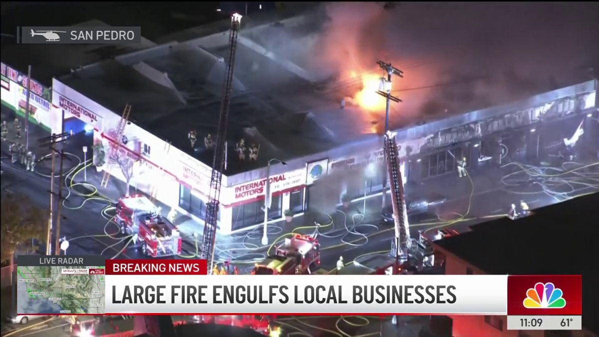Fire breaks out at San Pedro bicycle shop – NBC Los Angeles