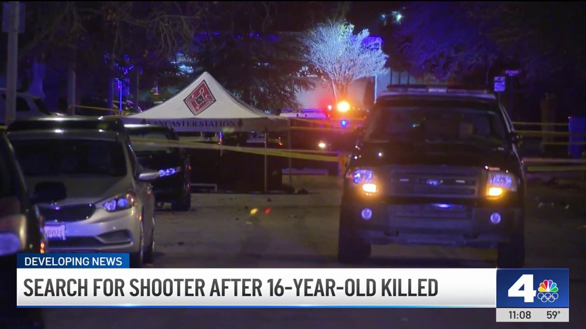 16-year-old shot and killed in Lancaster – NBC Los Angeles