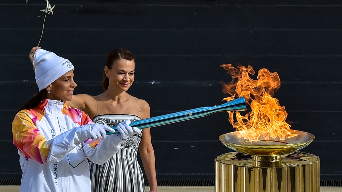 Italy receives Olympic flame for Milan Cortina 2026 Winter Games – NBC ...