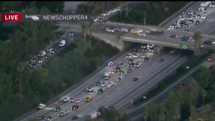 Damage on 405 in Sherman Oaks causes major morning traffic delay – NBC ...