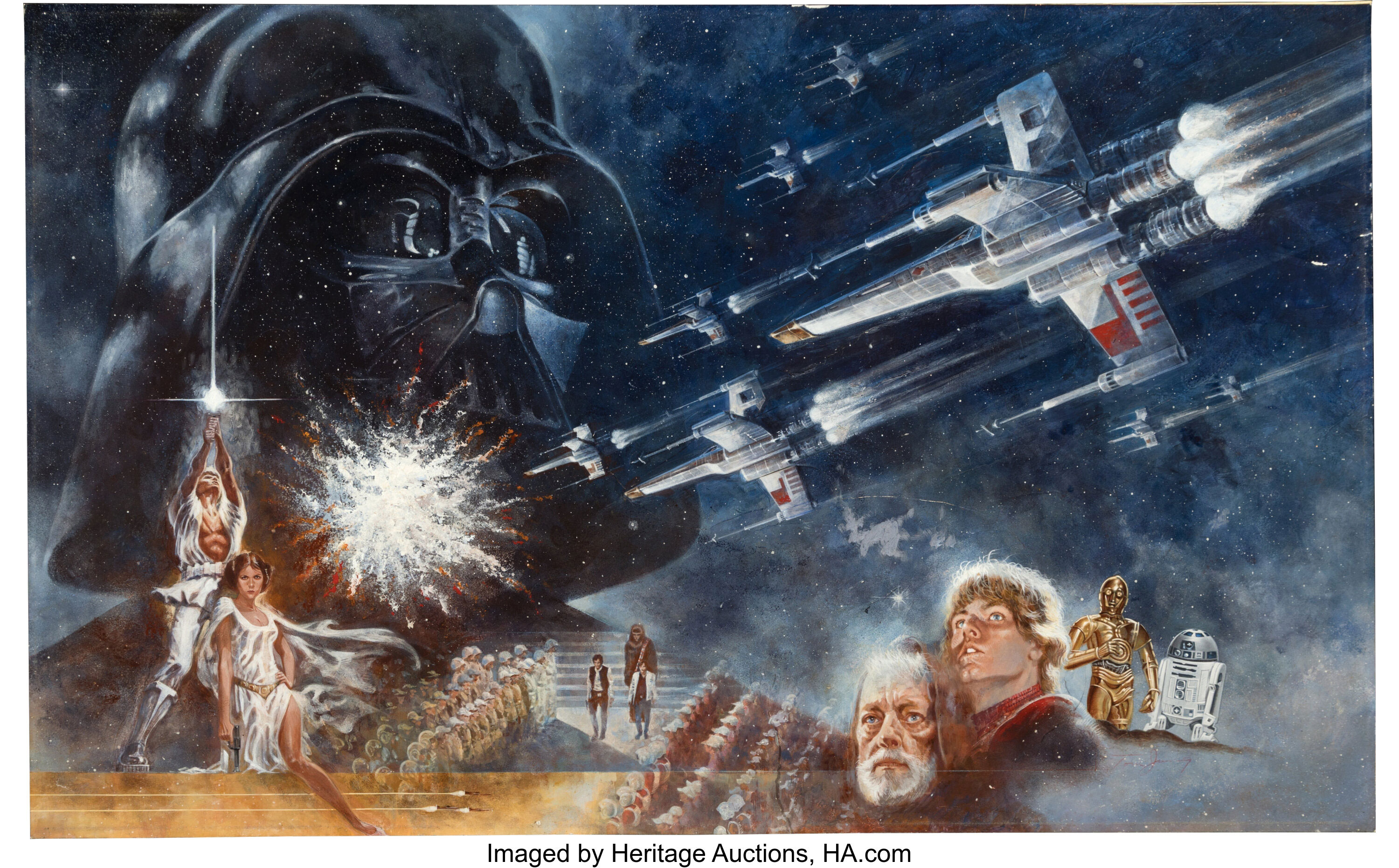 Original ‘Star Wars’ painting sells for $3.9 million at auction – NBC ...