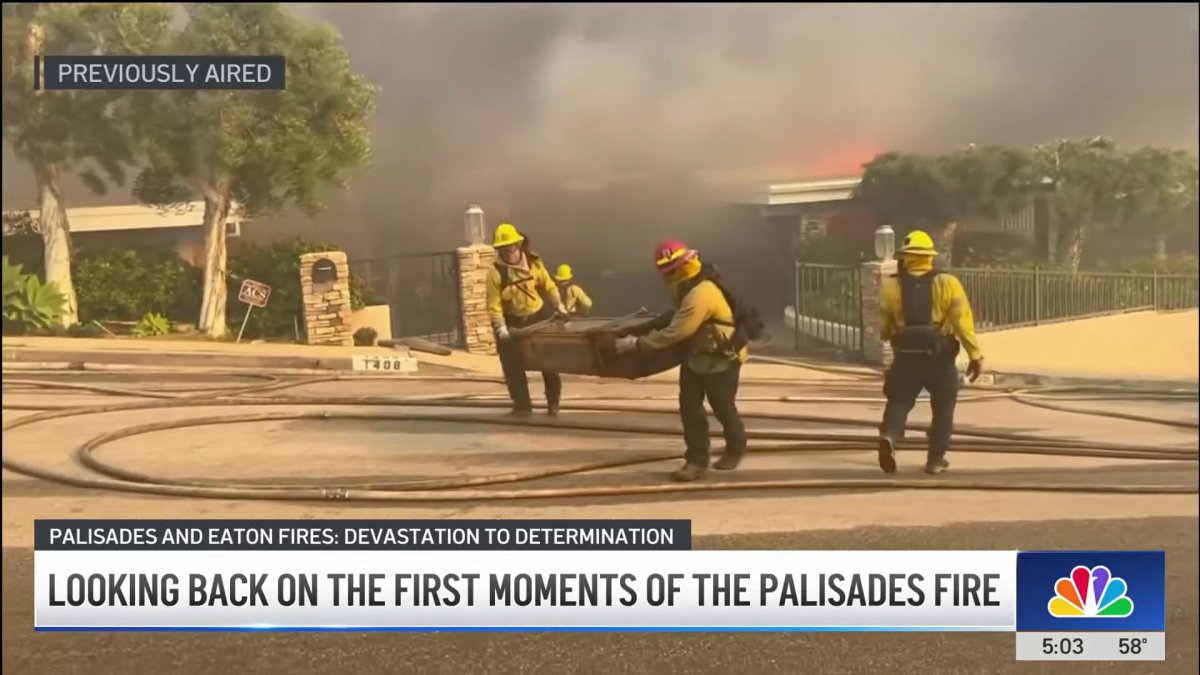 Family reflects on saved keepsakes from Palisades Fire – NBC Los Angeles