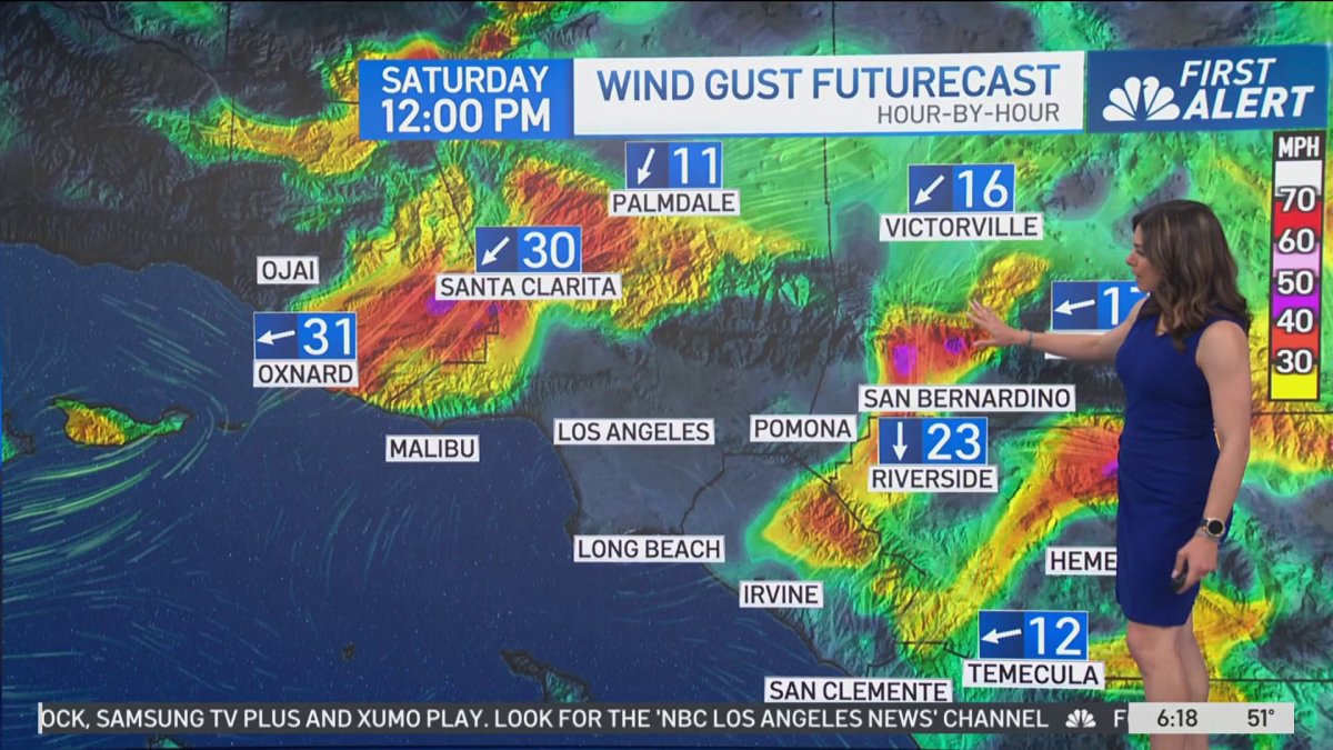 First Alert Forecast: Warm and dry weekend – NBC Los Angeles